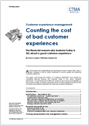 Counting the cost of Bad Customer Experiences